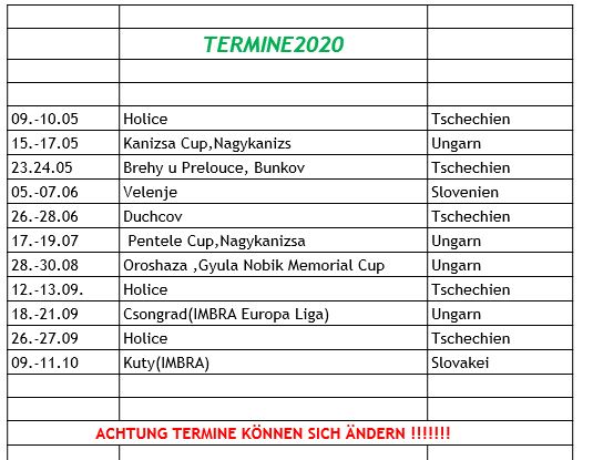FSR 2020 Termine